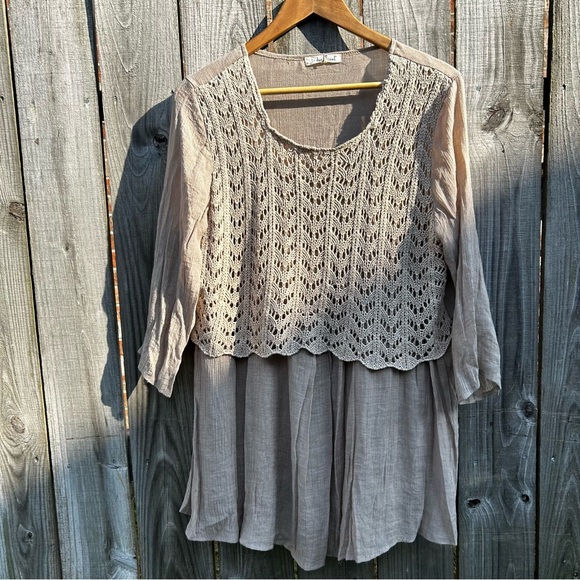 Indigo Soul Boutique Tunic Top - Picture 1 of 6